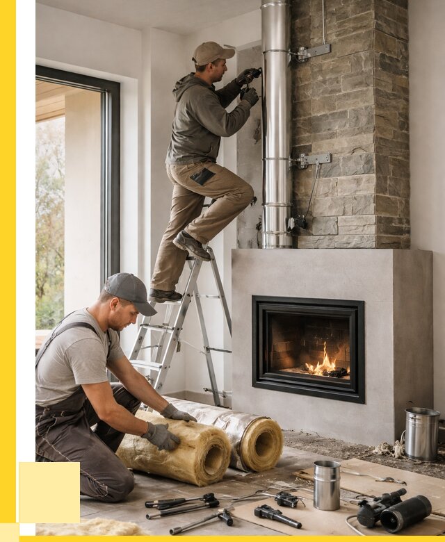 Монтаж дымоходов для каминов в Тутаеве от 15726 р. ЭриданТтв