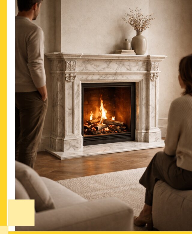 Мраморные камины под ключ в Тутаеве от 262100 р. | ЭриданТтв