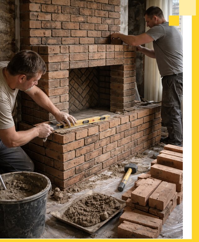 Изготовление и установка кирпичных каминов в Тутаеве