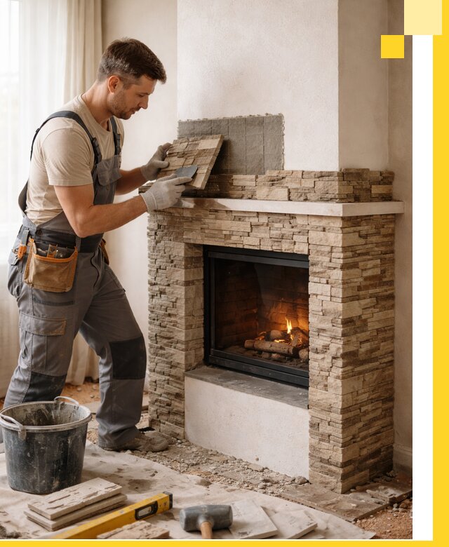 Изготовление и монтаж каминов для дома под ключ в Тутаеве