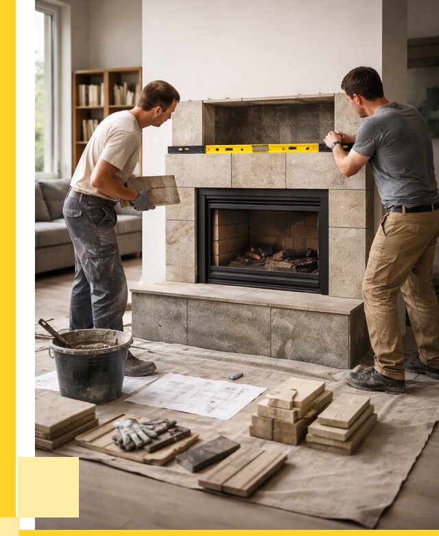 Монтаж каминов и установка в Тутаеве от 47178 р. | ЭриданТтв