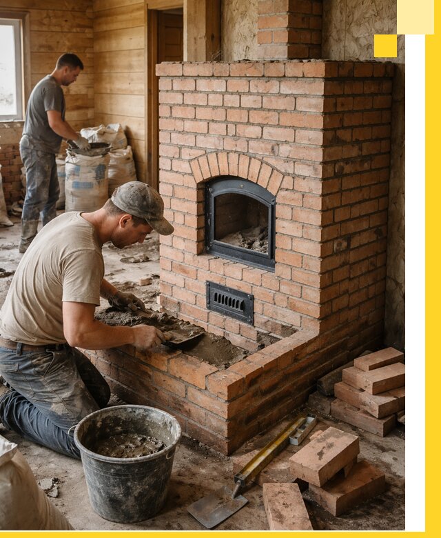 Профессиональное строительство печей в Тутаеве под ключ