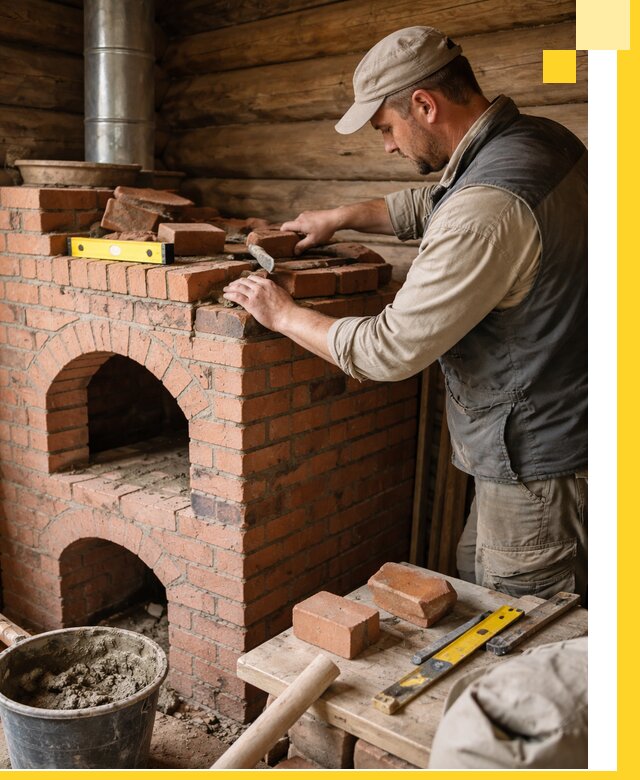 Изготовление и установка русских печей в Тутаеве под ключ