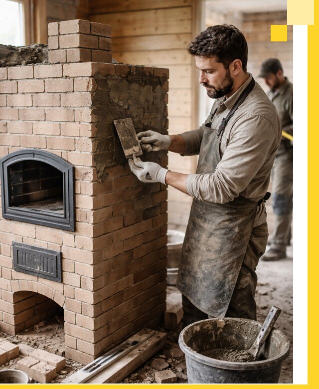 Изготовление и установка печей-шведок под ключ в Тутаеве