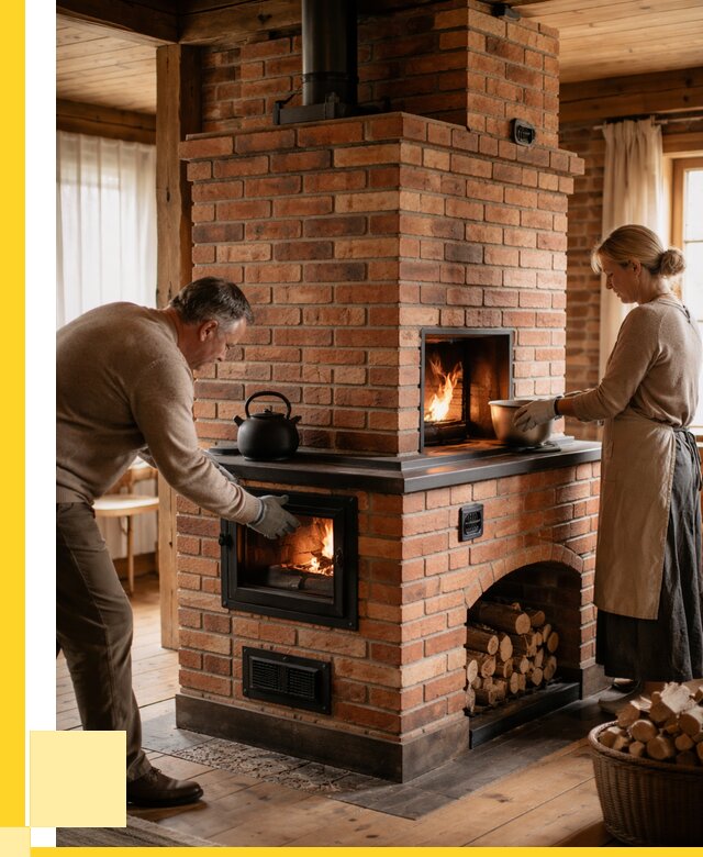 Печи для загородного дома под ключ в Тутаеве от 83872 р. | ЭриданТтв