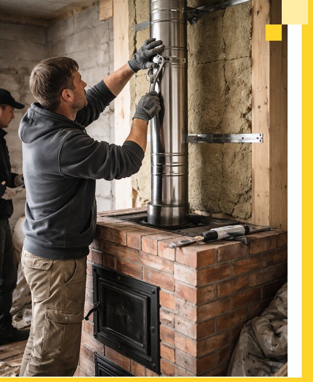 Изготовление и монтаж печей и дымоходов под ключ в Тутаеве
