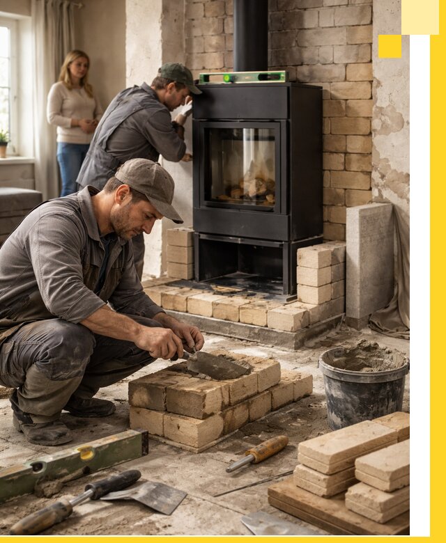 Печи и камины под ключ: проект, установка в Тутаеве