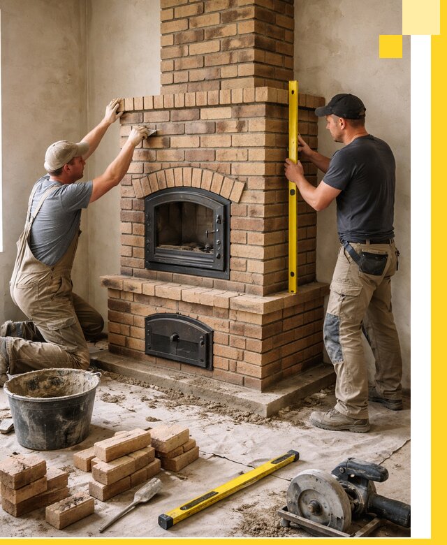 Продажа и установка печей и каминов для дома под ключ в Тутаеве