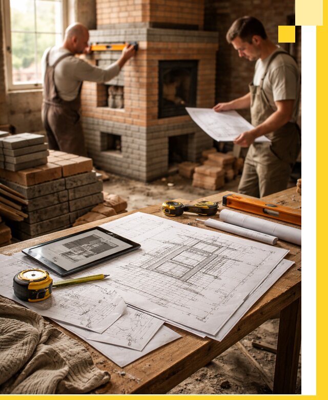 Проекты печей и каминов с индивидуальным дизайном в Тутаеве