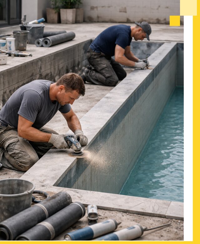 Профессиональный ремонт бассейнов под ключ в Тутаеве