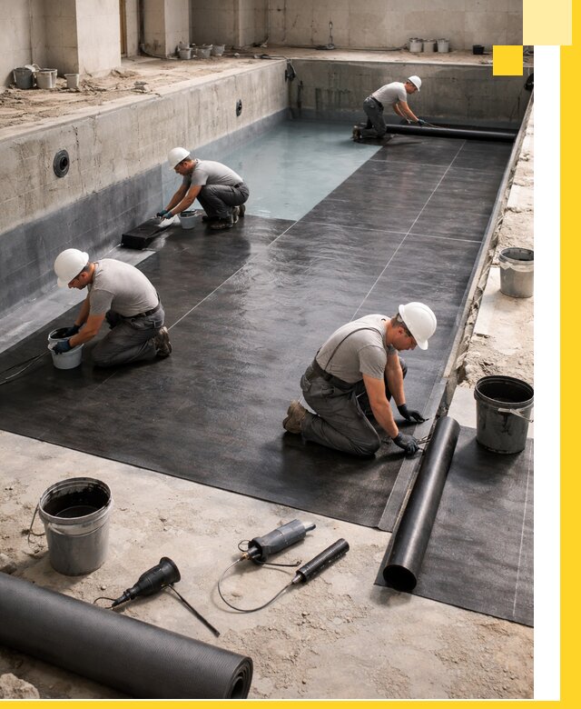 Профессиональная гидроизоляция бассейнов и чаш в Тутаеве под ключ