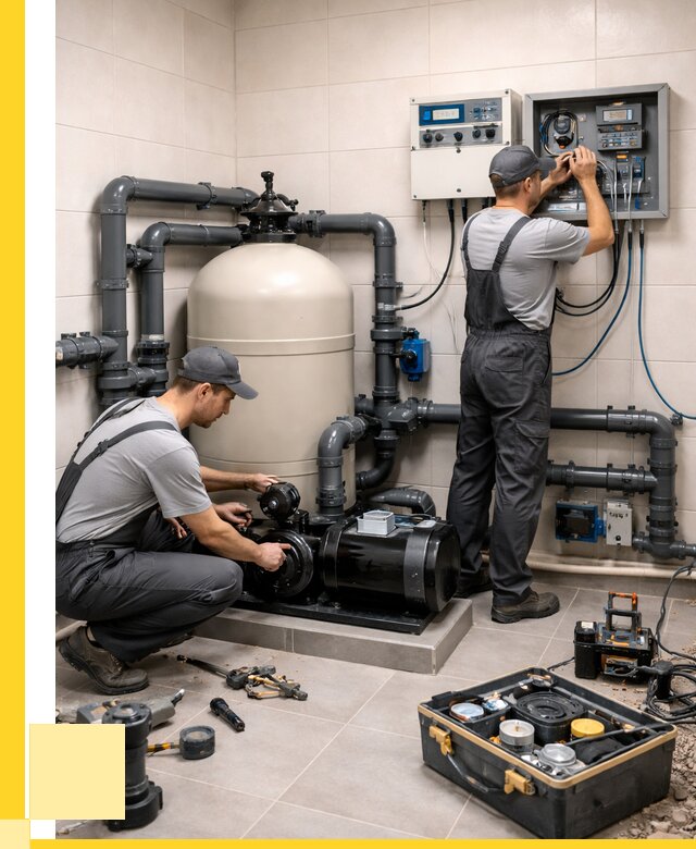 Монтаж оборудования для бассейнов в Тутаеве от 41936 р. | ЭриданТтв