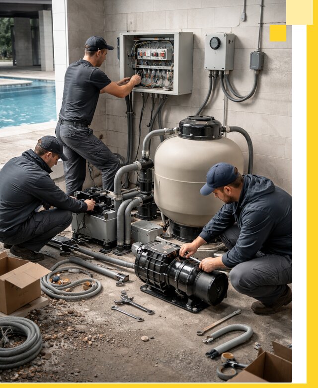 Профессиональный монтаж оборудования для бассейнов в Тутаеве