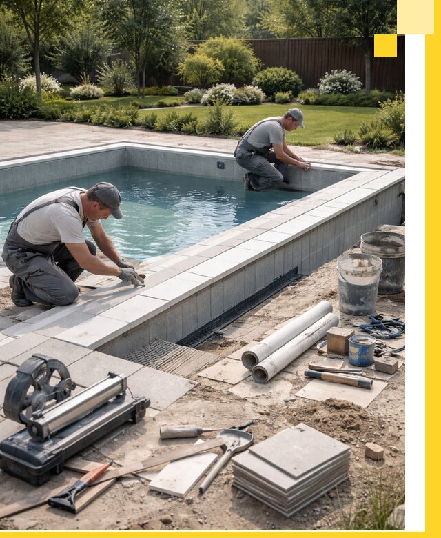 Строительство открытых бассейнов под ключ в Тутаеве профессионально