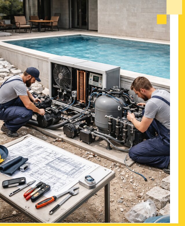 Проектирование и монтаж бассейнов с подогревом в Тутаеве