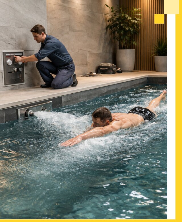 Проектирование и монтаж бассейнов с противотоком в Тутаеве