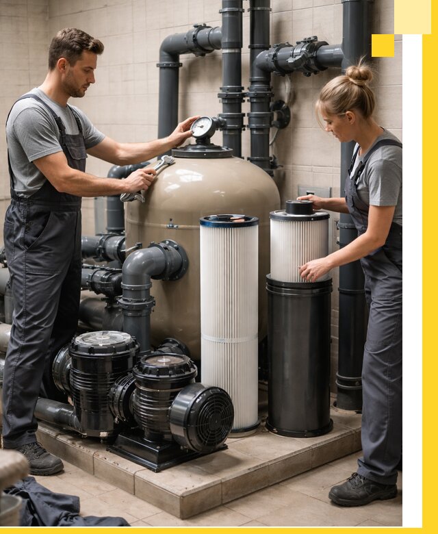 Фильтры и системы фильтрации для бассейнов в Тутаеве