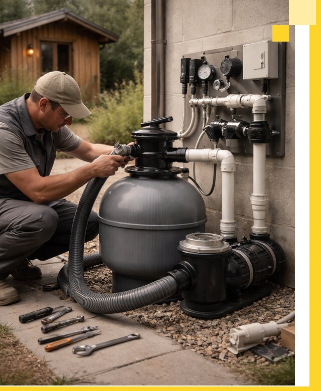 Продажа и монтаж фильтров и насосов для бассейнов в Тутаеве