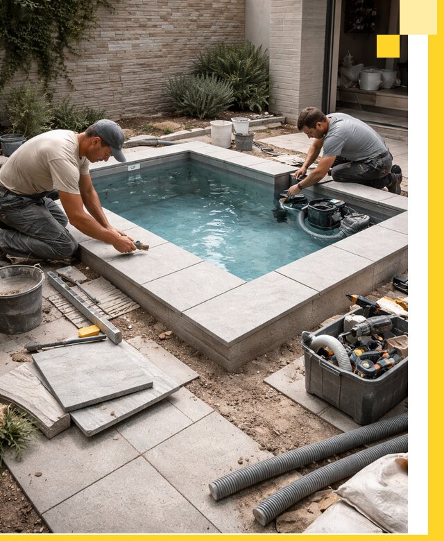 Мини бассейны под ключ в Тутаеве, дизайн и установка