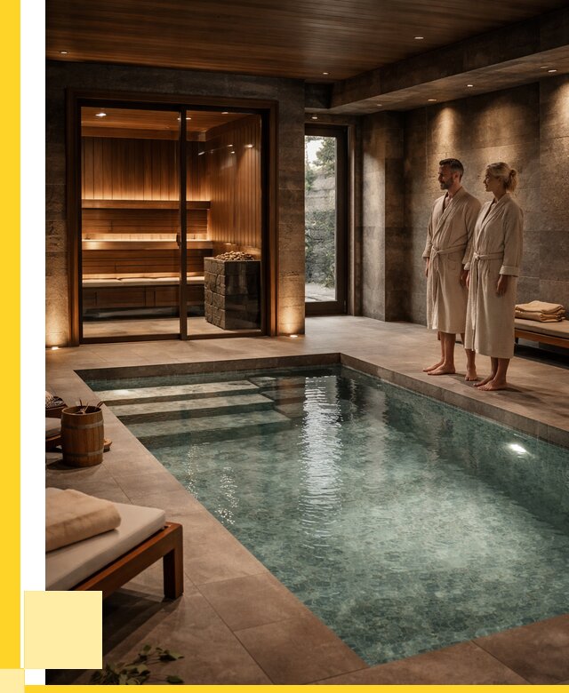 Сауна с большим бассейном в Тутаеве от 1258080 р. ЭриданТтв