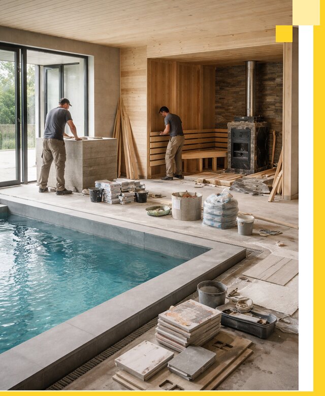 Проектирование и строительство бань с бассейном в Тутаеве