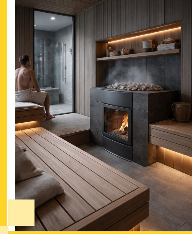 Проект сауны в частном доме в Тутаеве от 36694 р. | ЭриданТтв