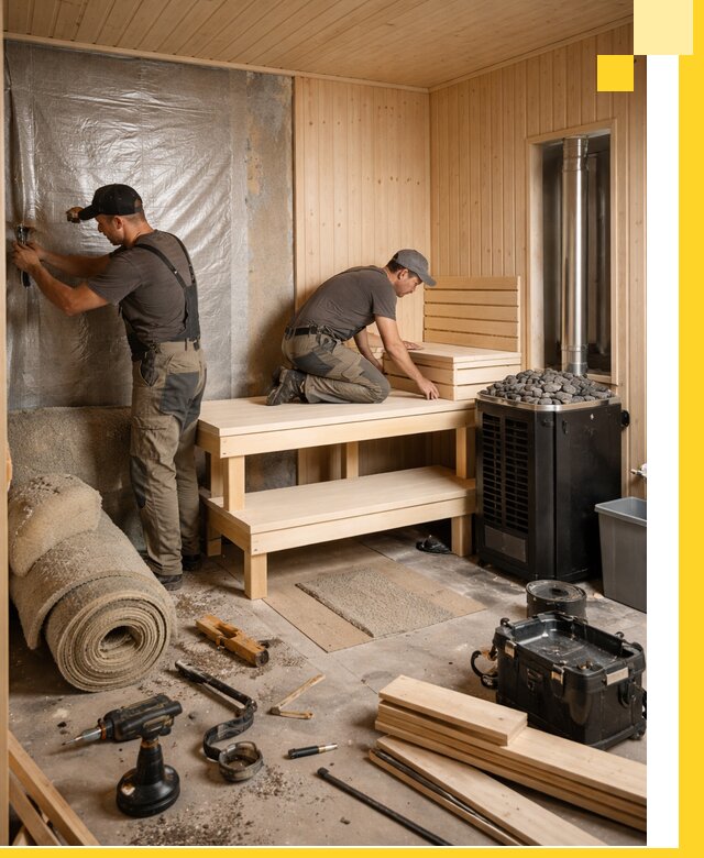Проекты саун под ключ в Тутаеве дизайн и строительство