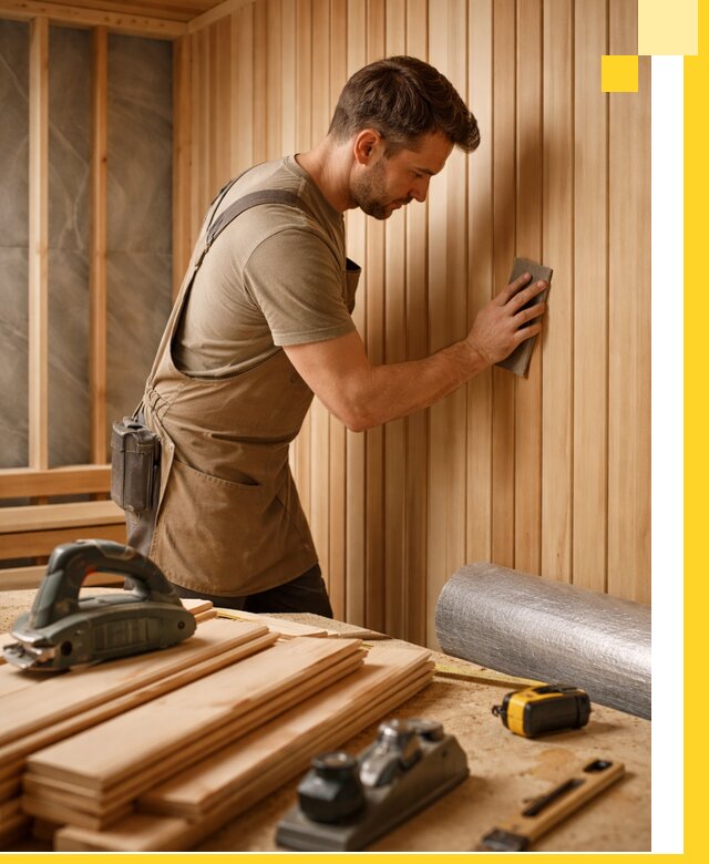 Профессиональная отделка саун и парных под ключ в Тутаеве