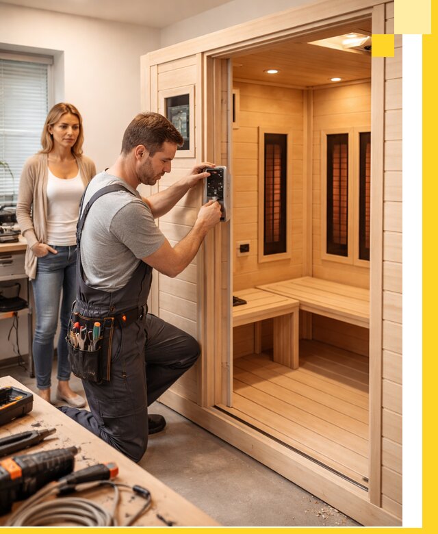 Инфракрасные сауны под ключ в Тутаеве продажа и установка