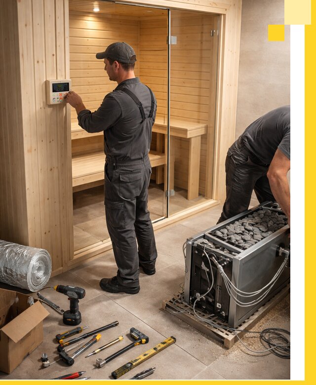 Поставка, установка и монтаж электрических саун в Тутаеве