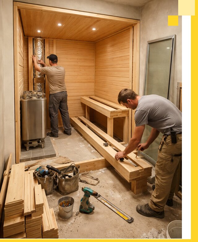 Проектирование и установка домашних саун под ключ в Тутаеве