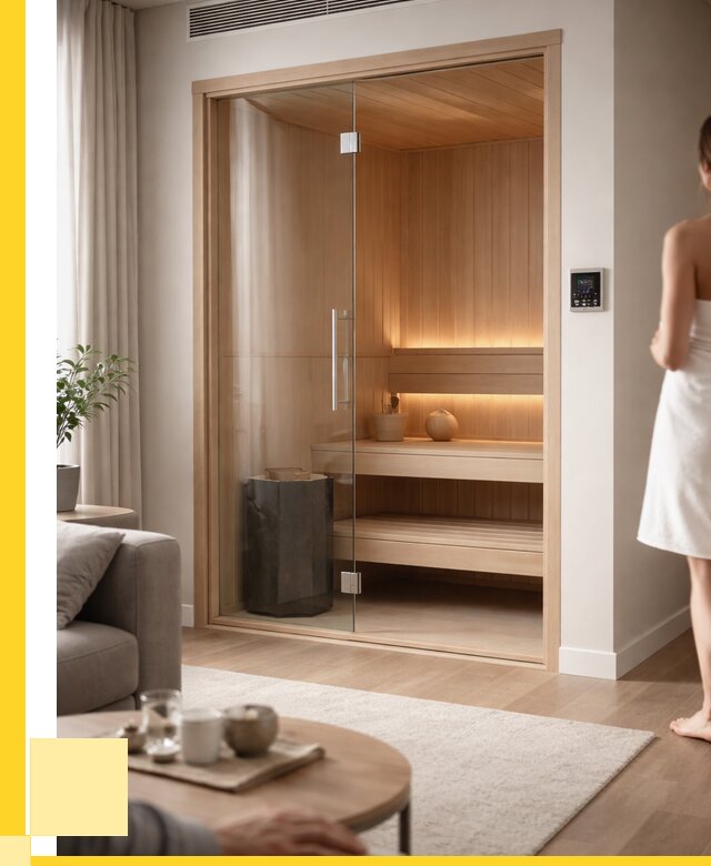 Сауна в квартире под ключ в Тутаеве от 125808 р. ЭриданТтв