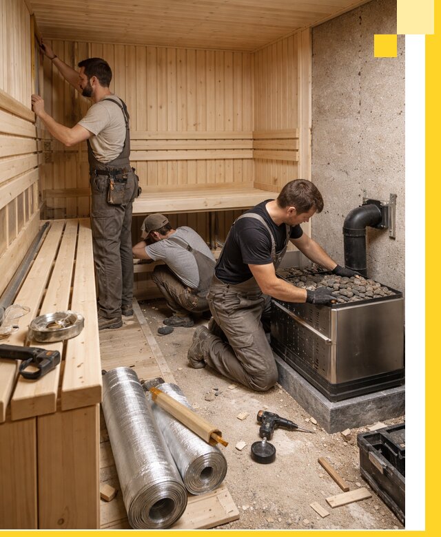 Индивидуальные сауны на заказ в Тутаеве под ключ, проект и монтаж