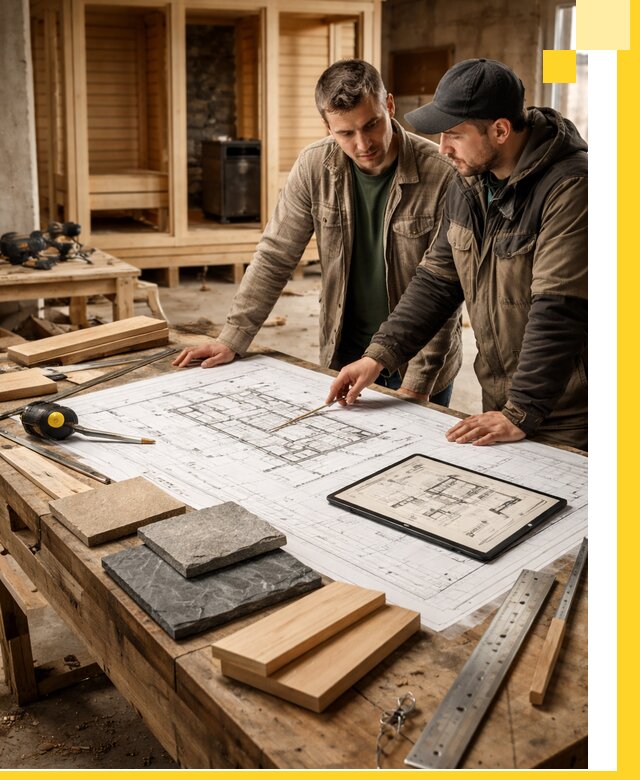 Проекты бань под ключ и планы строительства в Тутаеве