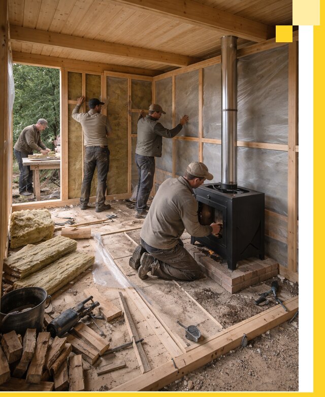 Профессиональный монтаж бань под ключ в Тутаеве для дома