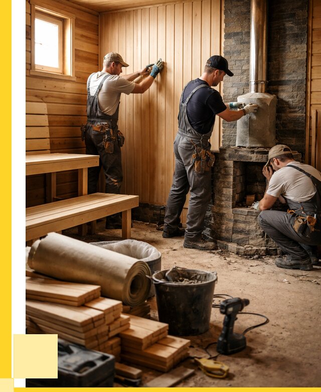 Ремонт бань под ключ в Тутаеве от 47178 р. | ЭриданТтв