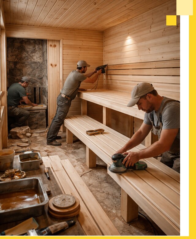 Профессиональная отделка бань в Тутаеве под ключ, с гарантией