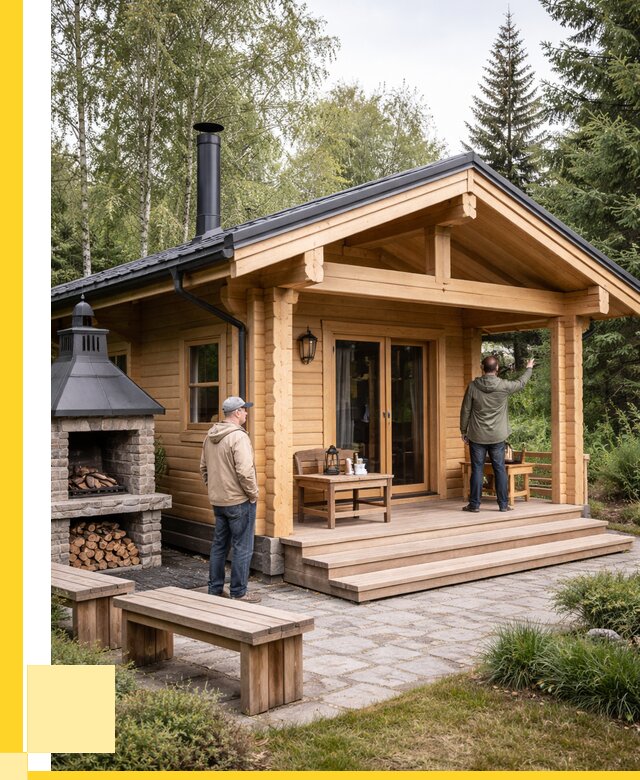 Деревянные бани под ключ в Тутаеве от 471780 р. | ЭриданТтв