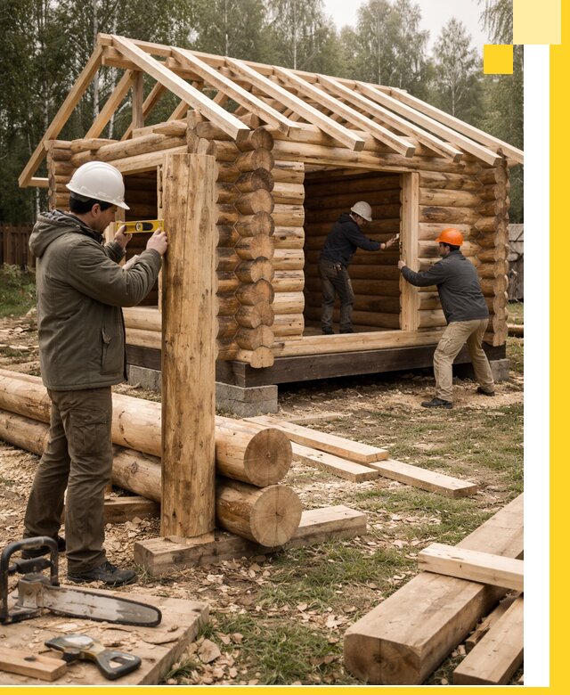 Строительство бань для дачи под ключ в Тутаеве с доставкой и монтажом