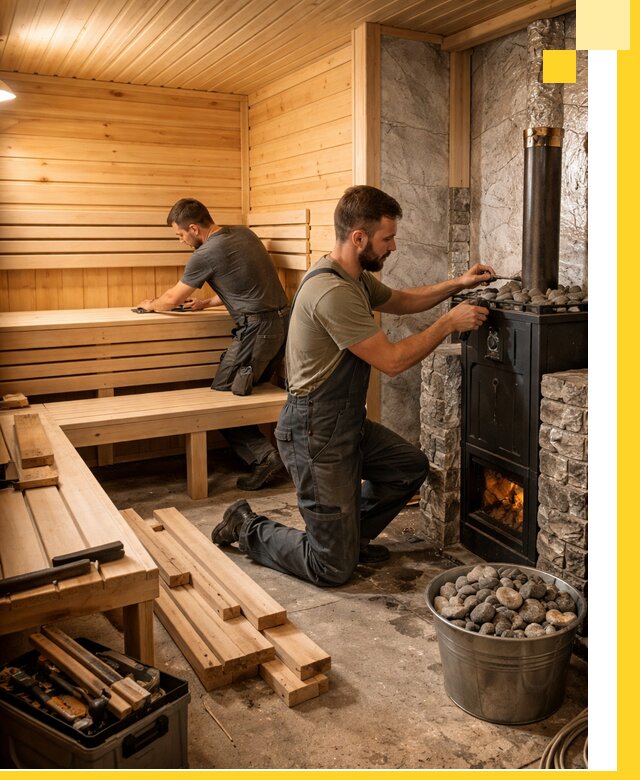 Дизайн и строительство интерьеров бань под ключ в Тутаеве