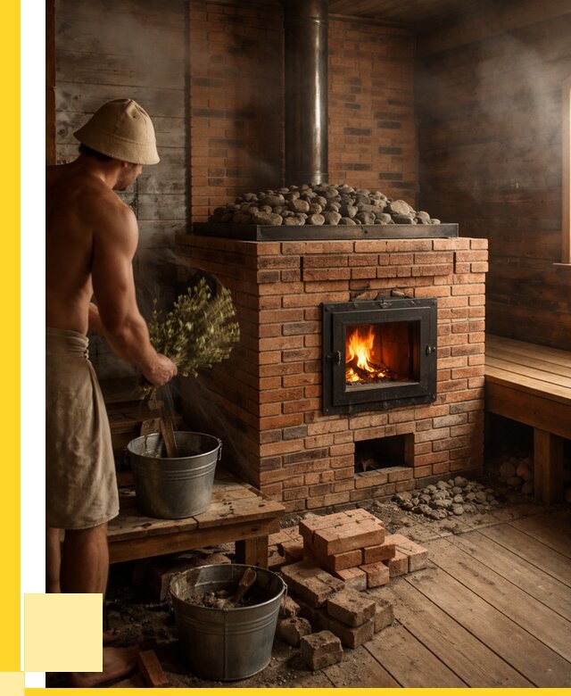 Кирпичные банные печи в Тутаеве от 94356 р. | ЭриданТтв