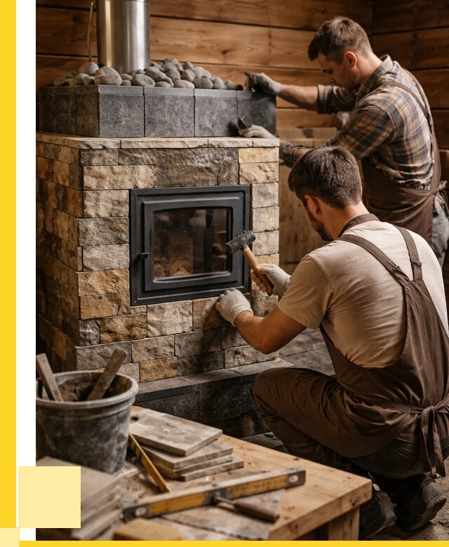 Облицовка банной печи в Тутаеве от 15726 р. | ЭриданТтв