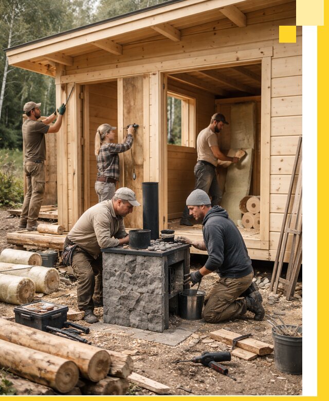 Купить баню под ключ в Тутаеве строительство монтаж отделка