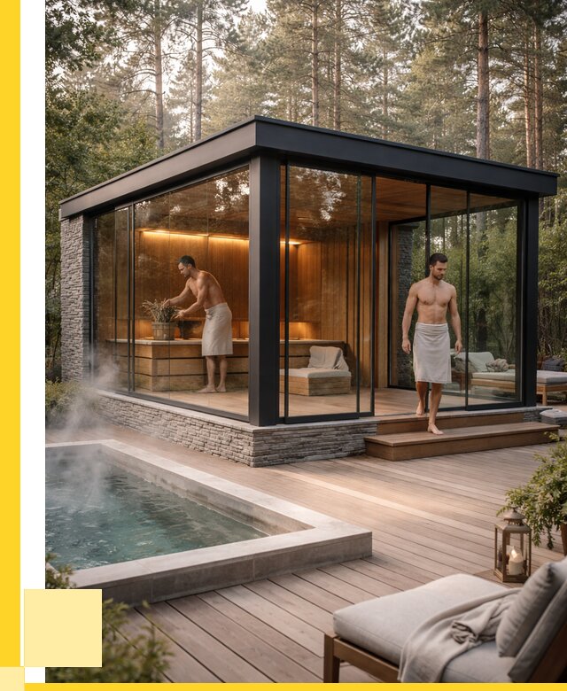 Стеклянные бани и двери в Тутаеве от 471780 р. | ЭриданТтв