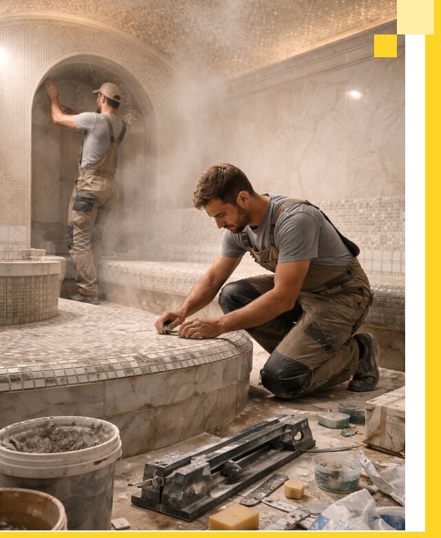 Профессиональный дизайн хамама и SPA под ключ в Тутаеве