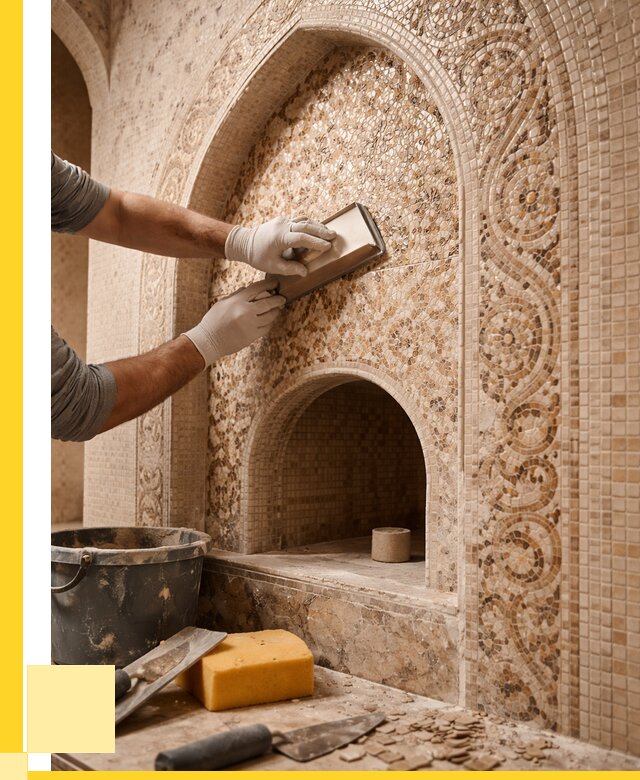 Мозаика для хамама в Тутаеве под ключ от 5242 р. | ЭриданТтв