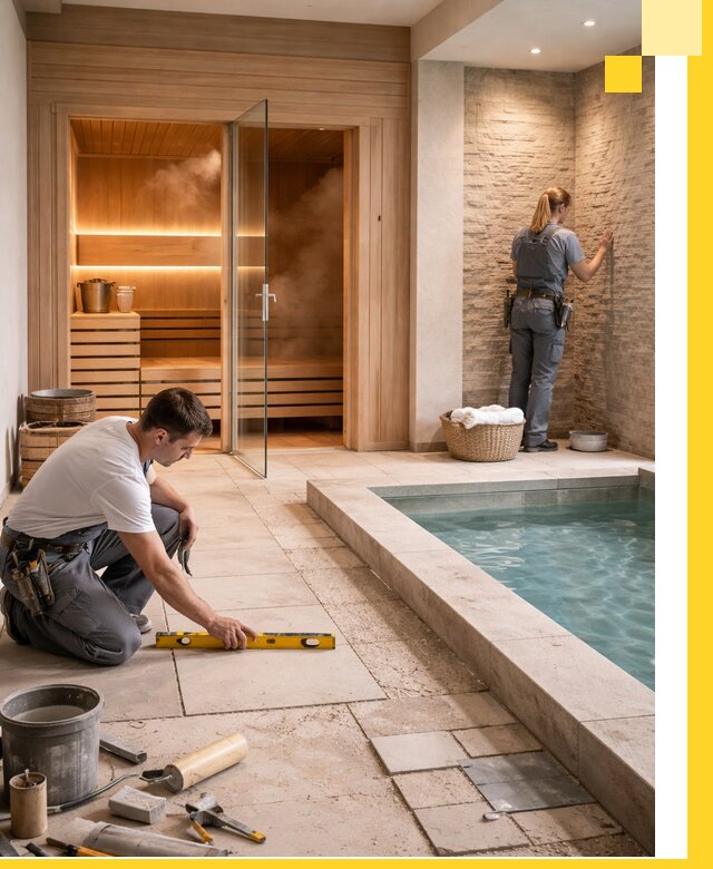 Комплексный дизайн и отделка интерьеров SPA под ключ в Тутаеве